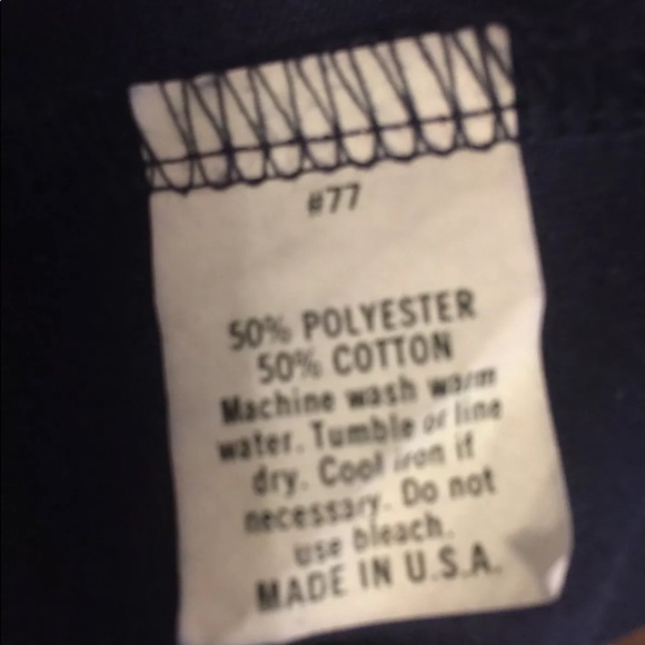 Vintage Rare HANDCRAFTED BY MARDEL Navy Red White zip bling USA 70's 80's - Picture 10 of 10